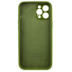 Чохол Silicone Case Camera Protective iPhone 12 Pro Max 6.7'' Зелений (Dark Olive)