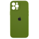 Чохол Silicone Case Camera Protective iPhone 12 Pro Max 6.7'' Зелений (Dark Olive)