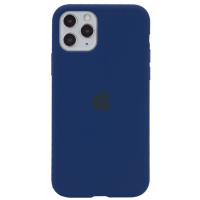 Чехол Silicone Case iPhone 11 Pro Max темно-синий