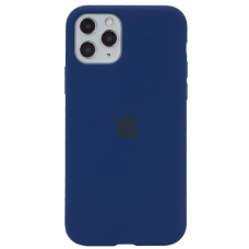 Чехол Silicone Case iPhone 11 Pro Max темно-синий