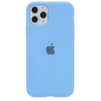 Чехол Silicone Case iPhone 11 Pro Max голубой