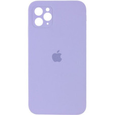 Чехол Silicone Case Square Full+Camera iPhone 11 Pro Max сиреневый