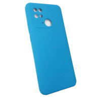 Чохол накладка Silicone Cover Soft Touch ЗК Xiaomi Redmi 10C / Poco C40 Синій