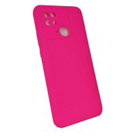 Чохол накладка Silicone Cover Soft Touch ЗК Xiaomi Redmi 10C / Poco C40 Фуксія