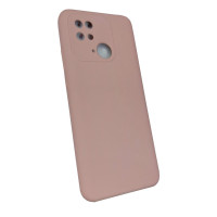 Чохол накладка Silicone Cover Soft Touch ЗК Xiaomi Redmi 10C / Poco C40 Пудра