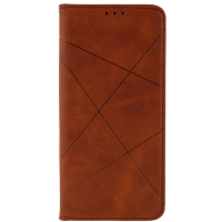 Чехол книжка Business Leather Xiaomi Redmi 10C / Poco C40 Коричневый