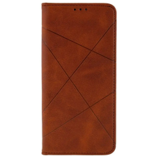 Чехол книжка Business Leather Xiaomi Redmi 10C / Poco C40 Коричневый
