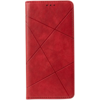Чохол книжка Business Leather Xiaomi Redmi 10C / Poco C40 Червоний