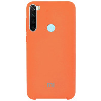 Чехол Silicone Case Xiaomi Redmi Note 8 Orange