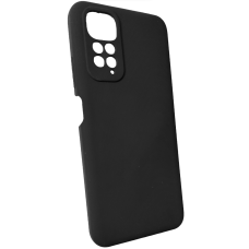 Чехол накладка Silicone Cover Soft Touch ЗК Xiaomi Redmi Note 11 / Note 11s 4G Черный