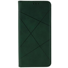 Чехол книжка Business leather Xiaomi Redmi Note 11 / 11s 4G Темно-зеленый