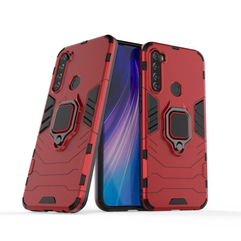 Чехол накладка Transformer Ring Redmi Note 8 red
