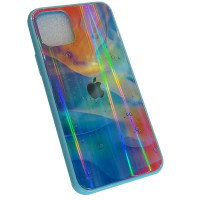 Чохол накладка Aurora glass iPhone 11 Pro Синій