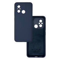 Чохол накладка Silicone Cover Soft Touch ЗК Xiaomi Redmi 12C / 11A Темно-синій