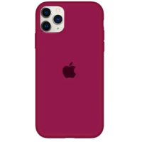 Чохол Silicone Case iPhone 11 Pro Бордовий (Maroon)