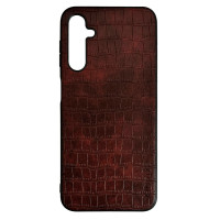Чохол накладка AIORIA Crocodile Texture Samsung A05s Темно-коричневий