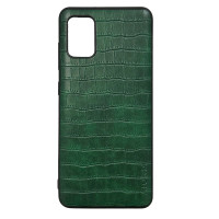 Чехол накладка AIORIA Crocodile Texture Samsung A31 Зеленый