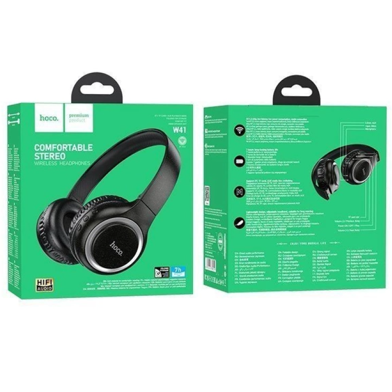 Наушники Hoco W41 bluetooth черные
