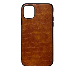 Чехол накладка AIORIA Crocodile Texture iPhone 11 Pro Max Светло-коричневый