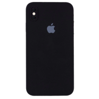 Чехол Silicone Case Camera Protective iPhone Xs Max черный (Black)
