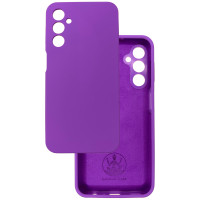 Чохол накладка Silicone Cover Soft Touch ЗК  Samsung A24 / M34 Ультрафіолет