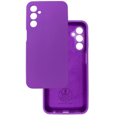 Чехол накладка Silicone Cover Soft Touch ЗК Samsung A24 / M34 Ультрафиолет