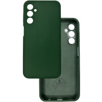 Чохол накладка Silicone Cover Soft Touch ЗК Samsung A24 / M34 темно-зелений