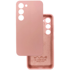 Чохол накладка Silicone Cover Soft Touch ЗК Samsung S23 пудра