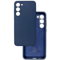 Чохол накладка Silicone Cover Soft Touch ЗК Samsung S23 темно-синій