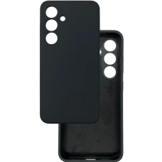 Чехол накладка Silicone Cover Soft Touch ЗК Samsung S23+ Plus черный