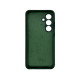 Чохол накладка Silicone Cover Soft Touch ЗК Samsung S23+ Plus темно-зелений