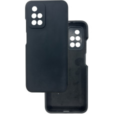 Чехол накладка Silicone Cover Soft Touch ЗК Xiaomi Redmi 10 черный
