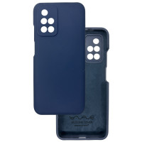 Чохол накладка Silicone Cover Soft Touch ЗК Xiaomi Redmi 10 темно-синій