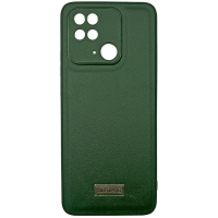 Чохол накладка шкіряний Mustang Xiaomi Redmi 10c / Poco C40 зелений