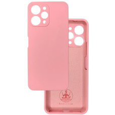 Чехол накладка Silicone Cover Soft Touch ЗК Xiaomi Redmi 12 4G розовый