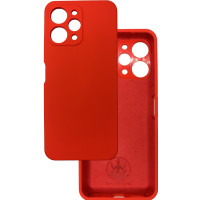 Чехол накладка Silicone Cover Soft Touch ЗК Xiaomi Redmi 12 4G красный
