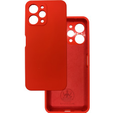 Чохол накладка Silicone Cover Soft Touch ЗК Xiaomi Redmi 12 4G червоний