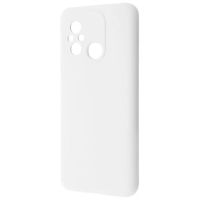 Чехол накладка Silicone Cover Soft Touch ЗК Xiaomi Redmi 12C / 11A белый