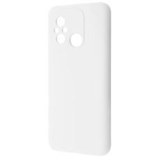 Чехол накладка Silicone Cover Soft Touch ЗК Xiaomi Redmi 12C / 11A белый