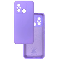 Чохол накладка Silicone Cover Soft Touch ЗК Xiaomi Redmi 12C / 11A бузковий