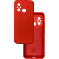 Чохол накладка Silicone Cover Soft Touch ЗК Xiaomi Redmi 12C / 11A червоний