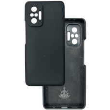 Чехол накладка Silicone Cover Soft Touch ЗК Xaomi Redmi Note 10 Pro / Max Черный