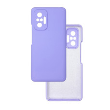 Чехол накладка Silicone Cover Soft Touch ЗК Xaomi Redmi Note 10 Pro / Max лаванда