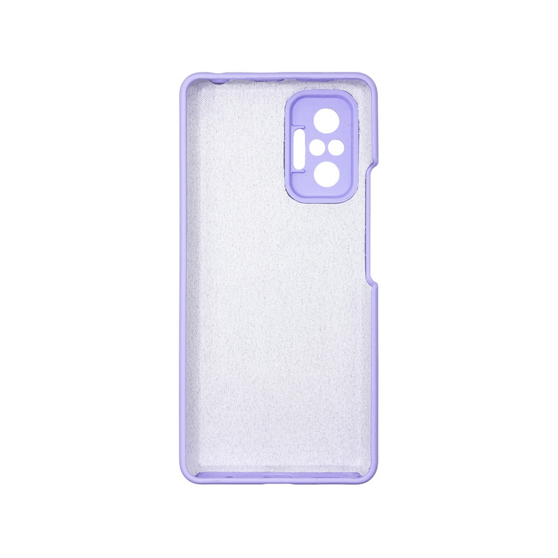 Чехол накладка Silicone Cover Soft Touch ЗК Xaomi Redmi Note 10 Pro / Max лаванда