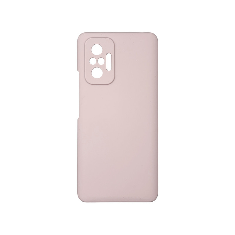 Чехол накладка Silicone Cover Soft Touch ЗК Xaomi Redmi Note 10 Pro / Max пудра
