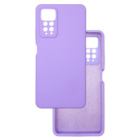 Чохол накладка Silicone Cover Soft Touch ЗК Xiaomi Redmi Note 11 4g лаванда
