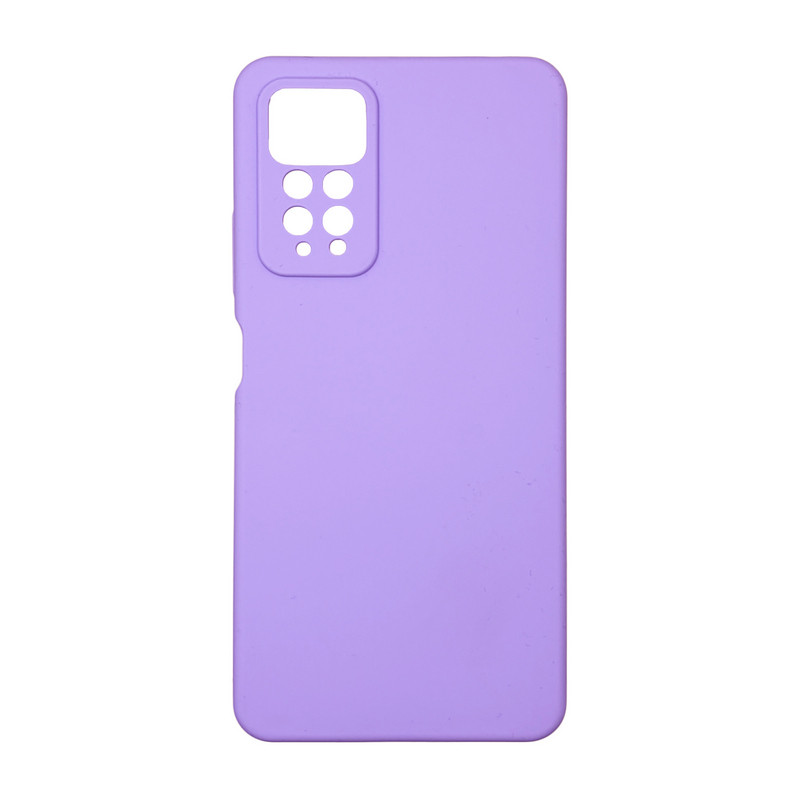 Чохол накладка Silicone Cover Soft Touch ЗК Xiaomi Redmi Note 11 4g лаванда