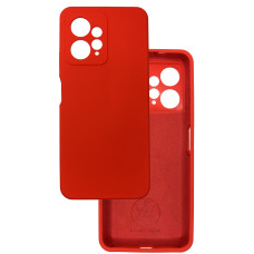 Чехол накладка Silicone Cover Soft Touch ЗК  Xiaomi Redmi Note 12 4G Красный