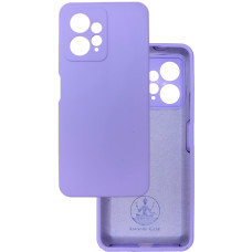 Чехол накладка Silicone Cover Soft Touch ЗК  Xiaomi Redmi Note 12 4G лаванда