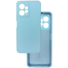 Чохол накладка Silicone Cover Soft Touch ЗК Xiaomi Redmi Note 12 4g ясно-блакитний